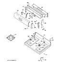 Diagram for 2 - Control Panel & Cooktop