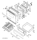 Diagram for 4 - Door & Drawer Parts