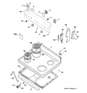 Diagram for 1 - Control Panel & Cooktop