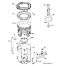 Diagram for 3 - Tub, Basket & Agitator