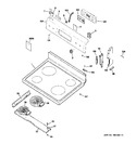 Diagram for 1 - Control Panel & Cooktop