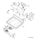 Diagram for 1 - Control Panel & Cooktop