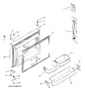 Diagram for 1 - Freezer Door