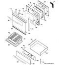 Diagram for 4 - Door & Drawer Parts