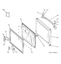 Diagram for 1 - Freezer Door