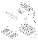 Diagram for 2 - Control Panel & Cooktop