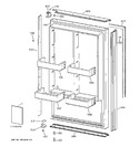 Diagram for 1 - Freezer Door