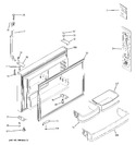 Diagram for 1 - Freezer Door