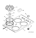 Diagram for 2 - Control Panel & Cooktop