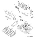 Diagram for 2 - Control Panel & Cooktop