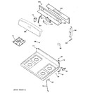 Diagram for 2 - Control Panel & Cooktop