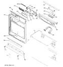 Diagram for 1 - Escutcheon & Door Assembly