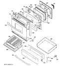 Diagram for 4 - Door & Drawer Parts