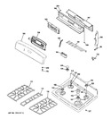 Diagram for 2 - Control Panel & Cooktop Parts