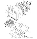 Diagram for 4 - Door & Drawer Parts