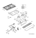 Diagram for 1 - Cooktop & Burner Parts