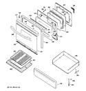 Diagram for 4 - Door & Drawer Parts