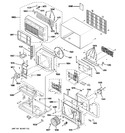 Diagram for 1 - Cabinet & Components