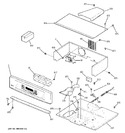 Diagram for 1 - Control Panel & Cooktop