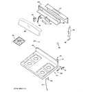 Diagram for 2 - Control Panel & Cooktop