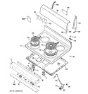 Diagram for 1 - Control Panel & Cooktop