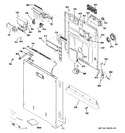 Diagram for 1 - Escutcheon & Door Assembly