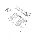 Diagram for 2 - Control Panel & Cooktop