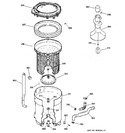 Diagram for 3 - Tub, Basket & Agitator