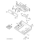 Diagram for 2 - Control Panel & Cooktop