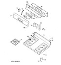 Diagram for 2 - Control Panel & Cooktop