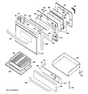 Diagram for 4 - Door & Drawer Parts