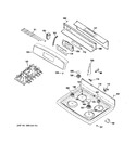 Diagram for 2 - Control Panel & Cooktop