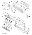 Diagram for 1 - Grille, Heater & Base Pan Parts