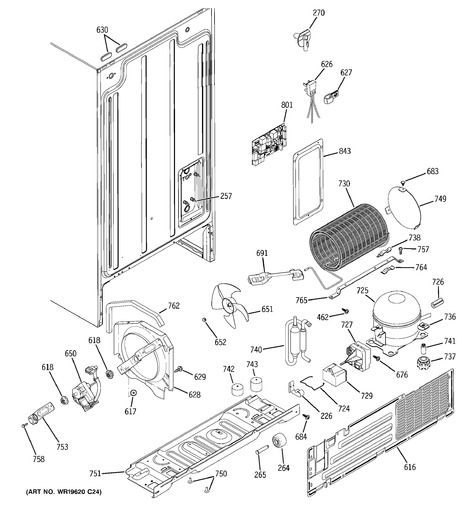 GE GSS22IBTAWW Parts List | Coast Appliance Parts