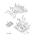 Diagram for 2 - Control Panel & Cooktop