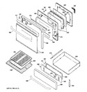 Diagram for 4 - Door & Drawer Parts