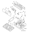 Diagram for 2 - Control Panel & Cooktop