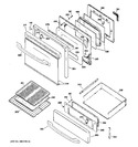 Diagram for 4 - Door & Drawer Parts