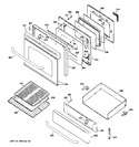 Diagram for 4 - Door & Drawer Parts