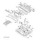 Diagram for 2 - Control Panel & Cooktop