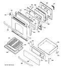 Diagram for 4 - Door & Drawer Parts