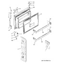 Diagram for 1 - Freezer Door