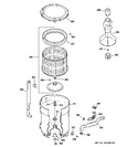 Diagram for 3 - Tub, Basket & Agitator