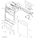 Diagram for 1 - Escutcheon & Door Assembly