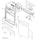 Diagram for 1 - Escutcheon & Door Assembly