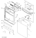 Diagram for 1 - Escutcheon & Door Assembly