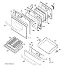 Diagram for 4 - Door & Drawer Parts