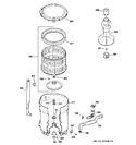 Diagram for 3 - Tub, Basket & Agitator