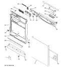 Diagram for 1 - Escutcheon & Door Assembly