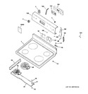 Diagram for 1 - Control Panel & Cooktop